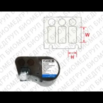 Этикетки M120492 для BMP51, прямоугольные 25,40 х 12,70 мм, круглые d 53 мм, материал FreezerBondz, 240 шт., Brady, brd143324