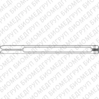 Вкладыш Agilent для Varian/Bruker, Ultra Inert, внутренний диаметр 45 мм, прямой, двойной конус, внутренний диаметр колонки 0,53 мм, 5 шт/уп