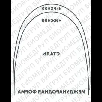 Дуги ортодонтические международная форма верхние INT Niti TA U .018/.46