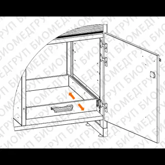 Шкаф вытяжной для работы с ЛВЖ ЛАБPRO ШВЛВЖ 120.75.231 F20