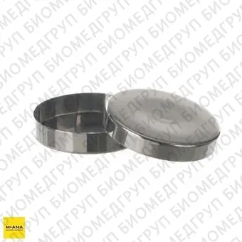 Чашки Петри, d 75 мм, нержавеющая сталь, h 20 мм, 1 шт., Bochem, 8636