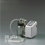 Аспиратор с насосом и двумя бутылями для слива, 2 л/мин, c задаваемым вакуумом, В-40А, Висма, В-40А