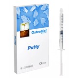 OsteoBiol Putty 1 шприц 0,25 см3 костная паста с коллагеном 0,5 гр. гран. до 0,30 мм. свиная