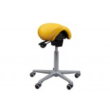Эрготерапевтический специальный стул-седло, урезанное сиденье, Cutaway seat, винил, без спинки